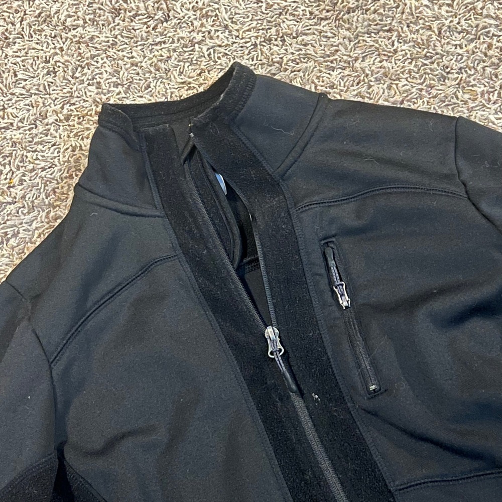 C9 by Champion Women's Black Full Zip Fleece Performance Jacket Mock Neck Medium